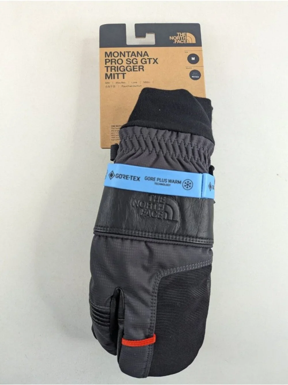 The North Face Montana Pro SG GTX Mitt Black Medium GORE-TEX Gloves NWT Mittens